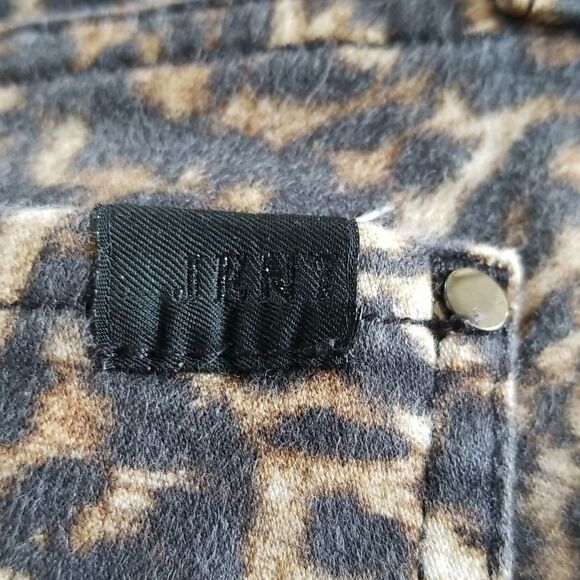 Jen 7 by 7 For All Mankind Animal Print Ankle Skinny Jeans - Picture 2 of 10